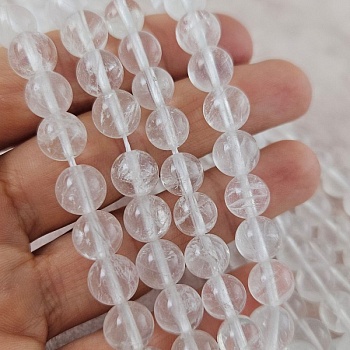 Нить 19 см Горный хрусталь натуральный ок. 8.5 мм бусина гладкий шар (7602-8.5) купить в Воронеже | Заказать в интернет-магазине Viva Beads
