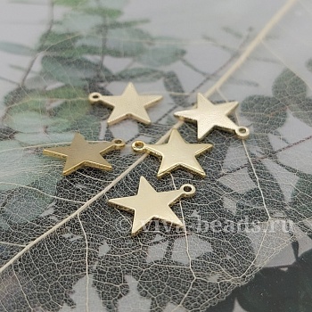 Подвеска Звезда 14x13 мм позолота (6631-З)