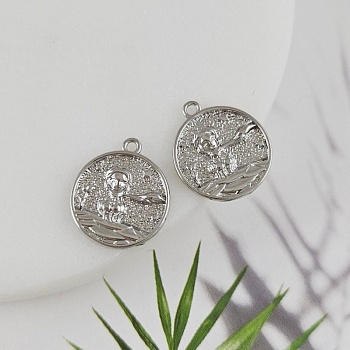 Подвеска Маленький принц 17x14.7 мм родиевое покрытие (10065-Р) купить с доставкой по России | Интернет-магазин Viva Beads