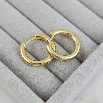 Швензы кольца, бублики, конго 18х3 мм, позолота 14К (10199-З) купить с доставкой по России | Интернет-магазин Viva Beads