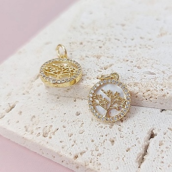 УЦЕНКА Подвеска Дерево с перламутром 12.2 мм с фианитами позолота 14к светлое золото (7878-З-12) УЦЕНКА Подвеска Дерево с перламутром 12.2 мм с фианитами позолота 14к светлое золото (7878-З-12)