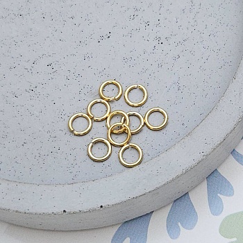 10 шт. Колечки соединительные 5х0.8 мм позолота 18К (8883-З) соединительные колечки и кольца-коннекторы купить с доставкой по России | Интернет-магазин Viva Beads