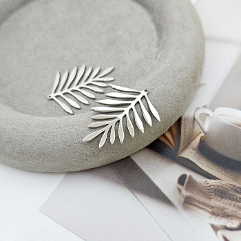 УЦЕНКА Подвеска Веточка 31.5x24.7 мм родиевое покрытие (9177-Р-УЦ)