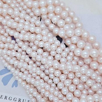 Нить 19 см Жемчуг Майорка 6 мм розовый с матовым эффектом (9081-РОЗ-6) купить в Воронеже | Заказать в интернет-магазине Viva Beads
