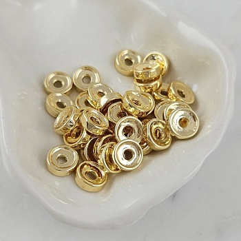 1 шт. Бусина разделитель 7.8x2.7 мм, позолота 14К (10102-З) купить с доставкой по России | Интернет-магазин Viva Beads