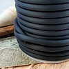 1 м Силиконовый полый шнур 5 мм черный (3725) купить в Воронеже | Заказать в интернет-магазине Viva Beads
