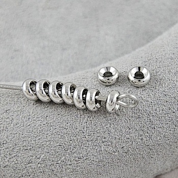 1 шт. Бусина разделитель 3.8х1.8 мм родиевое покрытие (7404-3.8-Р) купить в Воронеже | Заказать в интернет-магазине Viva Beads
 1 шт. Бусина разделитель 3.8х1.8 мм родиевое покрытие (7404-3.8-Р) купить в Воронеже | Заказать в интернет-магазине Viva Beads