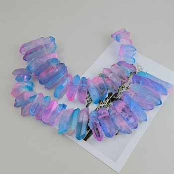 Нить 19-20 см Кварц натуральный 22-44x8-13 мм бусины палочки, сколы необработанные, розово-голубой (9753-РОЗГОЛ) купить в Воронеже | Заказать в интернет-магазине Viva Beads
 Нить 19-20 см Кварц натуральный 22-44x8-13 мм бусины палочки, сколы необработанные, розово-голубой (9753-РОЗГОЛ) купить в Воронеже | Заказать в интернет-магазине Viva Beads