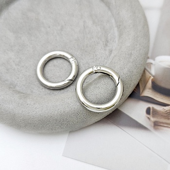 Замок карабин круглый 25х3.8 мм родиевое покрытие (4878-Р) купить в Воронеже | Заказать в интернет-магазине Viva Beads
 Замок карабин круглый 25х3.8 мм родиевое покрытие (4878-Р) купить в Воронеже | Заказать в интернет-магазине Viva Beads