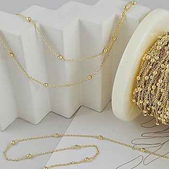 50 см Цепь с шариками, шарик 2.4 мм, позолота 14К (9441-З) купить в Воронеже | Заказать в интернет-магазине Viva Beads
 50 см Цепь с шариками, шарик 2.4 мм, позолота 14К (9441-З) купить в Воронеже | Заказать в интернет-магазине Viva Beads