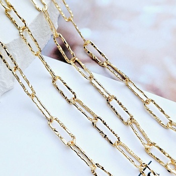 50 см Цепочка 4 мм / толщина / позолота (8527-З) купить в Воронеже | Заказать в интернет-магазине Viva Beads
