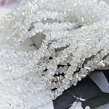 Нить 32 см Бусина хрустальная крошка ок. 4 мм прозрачный с блеском (7338-4-ПРОЗБЛ) купить в Воронеже | Заказать в интернет-магазине Viva Beads
 Нить 32 см Бусина хрустальная крошка ок. 4 мм прозрачный с блеском (7338-4-ПРОЗБЛ) купить в Воронеже | Заказать в интернет-магазине Viva Beads