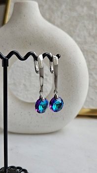 Mystic Drop — набор материалов для создания серёжек с хрустальными подвесками (НАБОР-67) купить с доставкой по России | Интернет-магазин Viva Beads