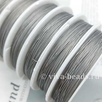 40 м Тросик ювелирный, ланка 0.45 мм стальной (7133-0.45) купить с доставкой по России | Интернет-магазин Viva Beads