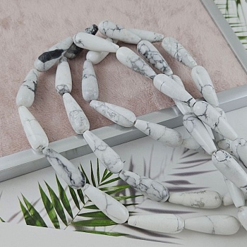  1 шт. Говлит ок. 30х10 мм, бусины гладка капля (9936-ГОВ) купить в Воронеже | Заказать в интернет-магазине Viva Beads
