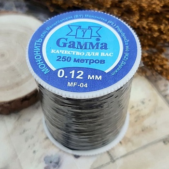 Мононить Gamma 0.12 мм черная 250 м нейлон (4097) купить в Воронеже | Заказать в интернет-магазине Viva Beads
 Мононить Gamma 0.12 мм черная 250 м нейлон (4097) купить в Воронеже | Заказать в интернет-магазине Viva Beads
