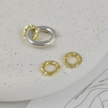 Кольцо-коннектор 12x2.5 мм внутр. d 6.8 мм позолота 14К (6054-З) соединительные колечки и кольца-коннекторы купить с доставкой по России | Интернет-магазин Viva Beads