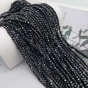 Нить 18 см Фианиты 2 мм граненые бусины, черный (6717-ЧЕР) купить в Воронеже | Заказать в интернет-магазине Viva Beads
 Нить 18 см Фианиты 2 мм граненые бусины, черный (6717-ЧЕР) купить в Воронеже | Заказать в интернет-магазине Viva Beads