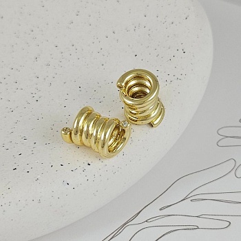 1 шт. Бусина Пружинка с фианитами 12.8х11.5х8.8 мм позолота 14К (9477-З) купить в Воронеже | Заказать в интернет-магазине Viva Beads
