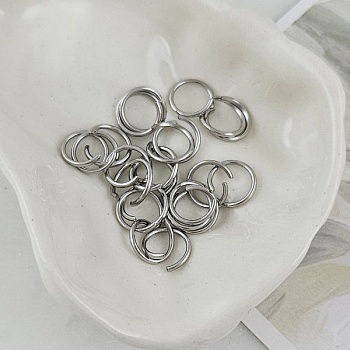 20 шт. Колечки 9x1 мм соединительные разъемные, нержавеющая сталь (4294-9х1) соединительные колечки и кольца-коннекторы купить с доставкой по России | Интернет-магазин Viva Beads