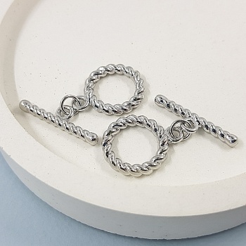 Замок тоггл витой кольцо 15 мм родиевое покр. (5401-Р) купить в Воронеже | Заказать в интернет-магазине Viva Beads
 Замок тоггл витой кольцо 15 мм родиевое покр. (5401-Р) купить в Воронеже | Заказать в интернет-магазине Viva Beads