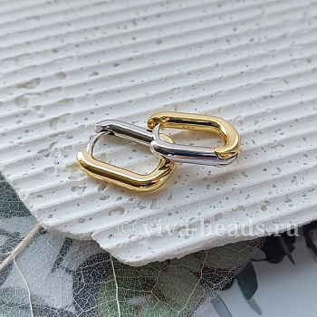 Швензы конго, бублики 16х3 мм биколор (5533-БК) Швензы конго, бублики 16х3 мм биколор (5533-БК)