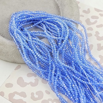 Нить 31-32 см Рондель граненый 2.5x2 мм небесно-голубой АВ, хрустальное стекло (5433 ГОЛАВ) купить в Воронеже | Заказать в интернет-магазине Viva Beads
 Нить 31-32 см Рондель граненый 2.5x2 мм небесно-голубой АВ, хрустальное стекло (5433 ГОЛАВ) купить в Воронеже | Заказать в интернет-магазине Viva Beads