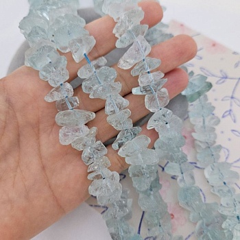 Нить 20 см "Аква" кварц крупная крошка 13-18 мм (9102) купить в Воронеже | Заказать в интернет-магазине Viva Beads
 Нить 20 см "Аква" кварц крупная крошка 13-18 мм (9102) купить в Воронеже | Заказать в интернет-магазине Viva Beads