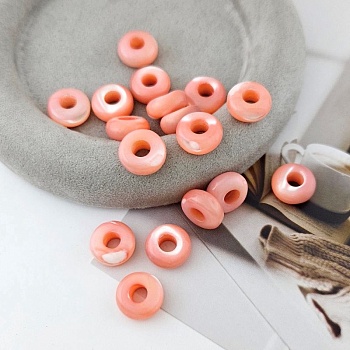 1 шт. Бусина (подвеска) бублик перламутр 14х8 мм розовый (6911-Р) купить в Воронеже | Заказать в интернет-магазине Viva Beads
 1 шт. Бусина (подвеска) бублик перламутр 14х8 мм розовый (6911-Р) купить в Воронеже | Заказать в интернет-магазине Viva Beads