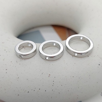 УЦЕНКА Рамка для бусин 16x3 мм родиевое покр. (7680-16-Р-УЦ) купить в Воронеже | Заказать в интернет-магазине Viva Beads
