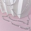 10 см Цепь 3.1 мм (толщина) с фианитами родиевое покр. (7826-Р) купить в Воронеже  | Заказать в интернет-магазине Viva Beads

