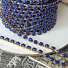 50 см Стразовая цепь 2 мм синий (4238) купить в Воронеже | Заказать в интернет-магазине Viva Beads
