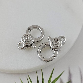 Замок карабин 22.7х13.3 мм, родиевое покрытие (9949-Р) купить в Воронеже | Заказать в интернет-магазине Viva Beads
 Замок карабин 22.7х13.3 мм, родиевое покрытие (9949-Р) купить в Воронеже | Заказать в интернет-магазине Viva Beads