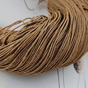 5 м Шнур вощеный 1 мм светло-коричневый (2010-СКОР) купить | Заказать в интернет-магазине Viva Beads
