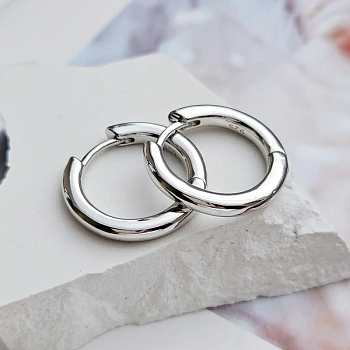 Швензы кольца, бублики, конго 21х3 мм родиевое покрытие (5121-Р) купить с доставкой по России | Интернет-магазин Viva Beads