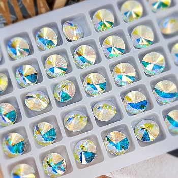 Риволи 10 мм хрустальное стекло CRYSTAL AB (4158) купить в #REGION_P# | Заказать в интернет-магазине Viva Beads
 Риволи 10 мм хрустальное стекло CRYSTAL AB (4158) купить в #REGION_P# | Заказать в интернет-магазине Viva Beads