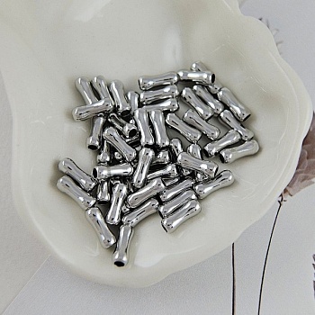 1 шт. Бусина разделитель 9х3.5 мм костяшка, родиевое покрытие (5648-9-Р) купить в Воронеже | Заказать в интернет-магазине Viva Beads
