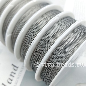 УЦЕНКА 50 м Тросик ювелирный, ланка 0.35 мм стальной (7133-0.35-УЦ)