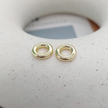 1 шт. Кольцо коннектор 9х2 мм позолота 14К (7670/9-З) купить в Воронеже | Заказать в интернет-магазине Viva Beads
 1 шт. Кольцо коннектор 9х2 мм позолота 14К (7670/9-З) купить в Воронеже | Заказать в интернет-магазине Viva Beads