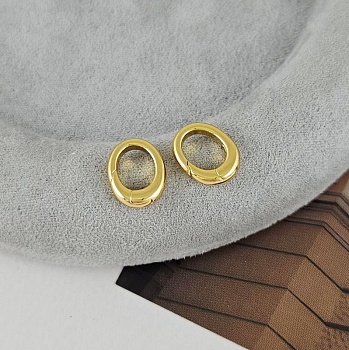 УЦЕНКА Замок карабин 11.8х9.2 мм позолота 18К (5272-З-УЦ) купить в Воронеже | Заказать в интернет-магазине Viva Beads
 УЦЕНКА Замок карабин 11.8х9.2 мм позолота 18К (5272-З-УЦ) купить в Воронеже | Заказать в интернет-магазине Viva Beads