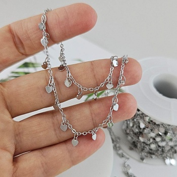 10 см Цепь тонкая с подвесками 3.5 мм /подвеска/ родиевое покр. (8015-Р/1) купить в Воронеже | Заказать в интернет-магазине Viva Beads
