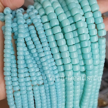 10 шт. Рондель 8х6 мм голубой стекло (6491-ГОЛ) купить в Воронеже | Заказать в интернет-магазине Viva Beads
 10 шт. Рондель 8х6 мм голубой стекло (6491-ГОЛ) купить в Воронеже | Заказать в интернет-магазине Viva Beads