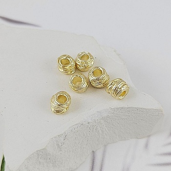 1 шт. Бусина фри форм 6-6.5х4.5 мм, позолота 14К (9630-З) купить с доставкой по России | Интернет-магазин Viva Beads