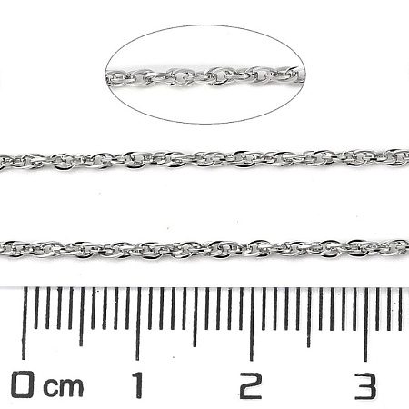 50 см Цепь тонкая 1.5 мм / толщина / нержавеющая сталь (8950) купить в Воронеже  | Заказать в интернет-магазине Viva Beads
