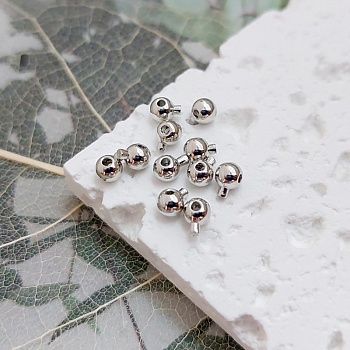 1 шт. Кримп с фиксатором One Touch шар 3 мм, родиевое покрытие (5280-Р) купить в Воронеже | Заказать в интернет-магазине Viva Beads
 1 шт. Кримп с фиксатором One Touch шар 3 мм, родиевое покрытие (5280-Р) купить в Воронеже | Заказать в интернет-магазине Viva Beads