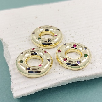 Подвеска Пончик 20 мм позолота (6159-З) купить с доставкой по России | Интернет-магазин Viva Beads