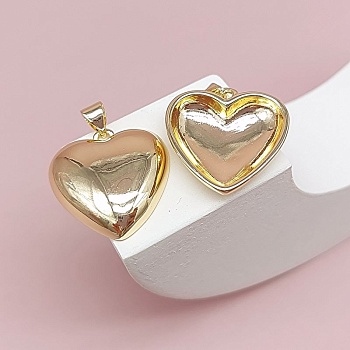 Подвеска Сердце 21.6х20.3 мм позолота (7794-З) купить с доставкой по России | Интернет-магазин Viva Beads