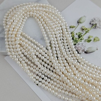 Нить 39-40 см Жемчуг Майорка 4-4.1 мм, жемчужный (9737-4) купить в Воронеже | Заказать в интернет-магазине Viva Beads
 Нить 39-40 см Жемчуг Майорка 4-4.1 мм, жемчужный (9737-4) купить в Воронеже | Заказать в интернет-магазине Viva Beads