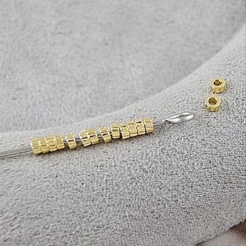 10 шт. Бусина разделитель 2.1х1 мм, позолота 18К (9634-З) купить в Воронеже | Заказать в интернет-магазине Viva Beads
 10 шт. Бусина разделитель 2.1х1 мм, позолота 18К (9634-З) купить в Воронеже | Заказать в интернет-магазине Viva Beads