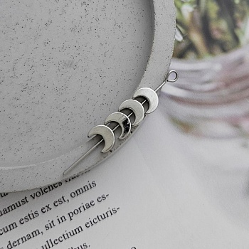 УЦЕНКА 1 шт. Бусина / разделитель / Месяц 7х5.7 мм родиевое покр. (8857-Р-УЦ) купить в Воронеже | Заказать в интернет-магазине Viva Beads
